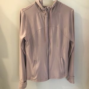 Lululemon lightweight zip hoodie size 12 dusty mauve pink/light purple mix hue